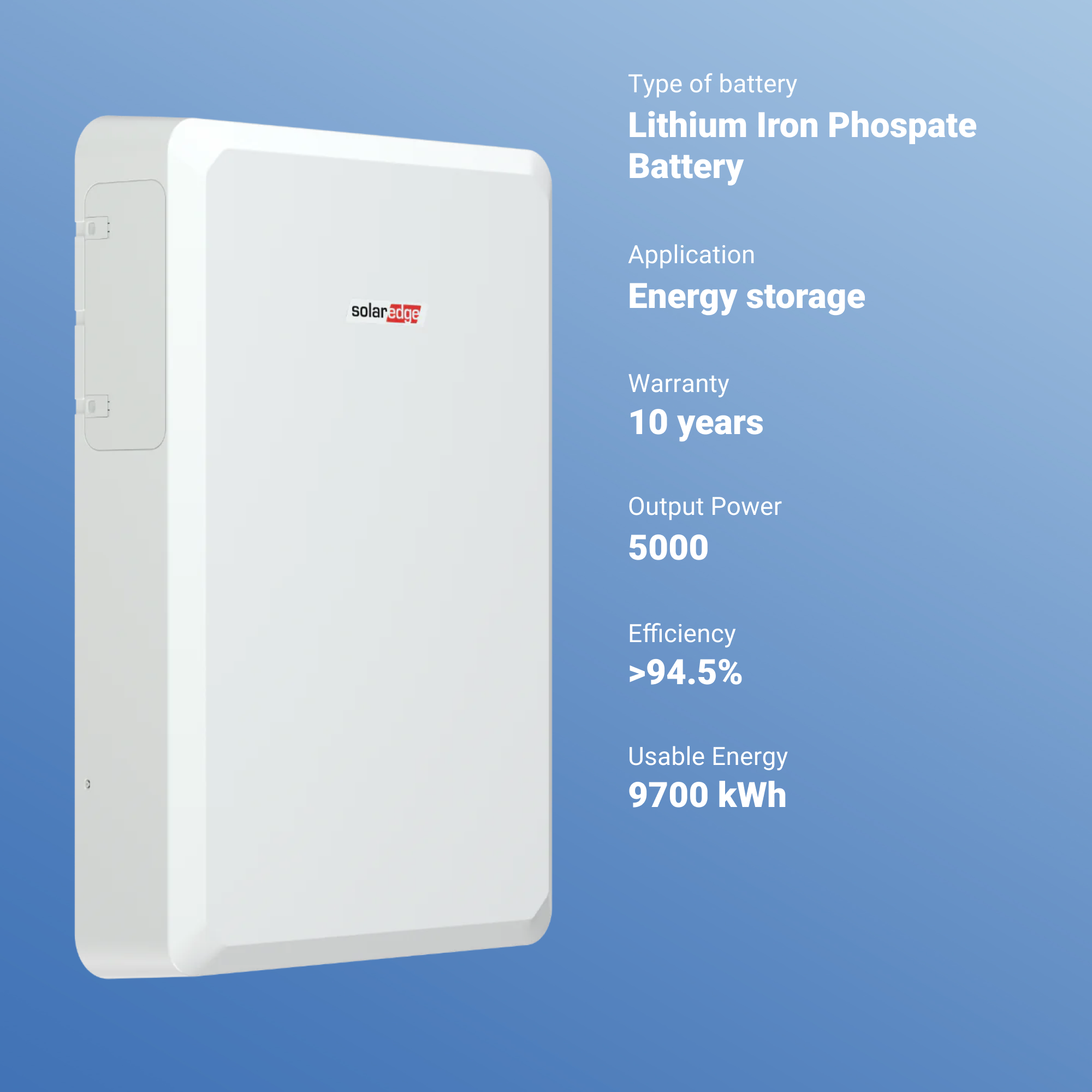 Solaredge - Energy Bank 10KWH Battery System